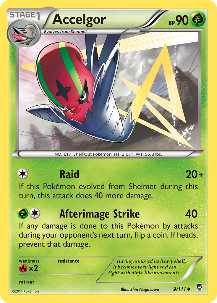 Accelgor (9/111) [XY: Furious Fists] | Devastation Store