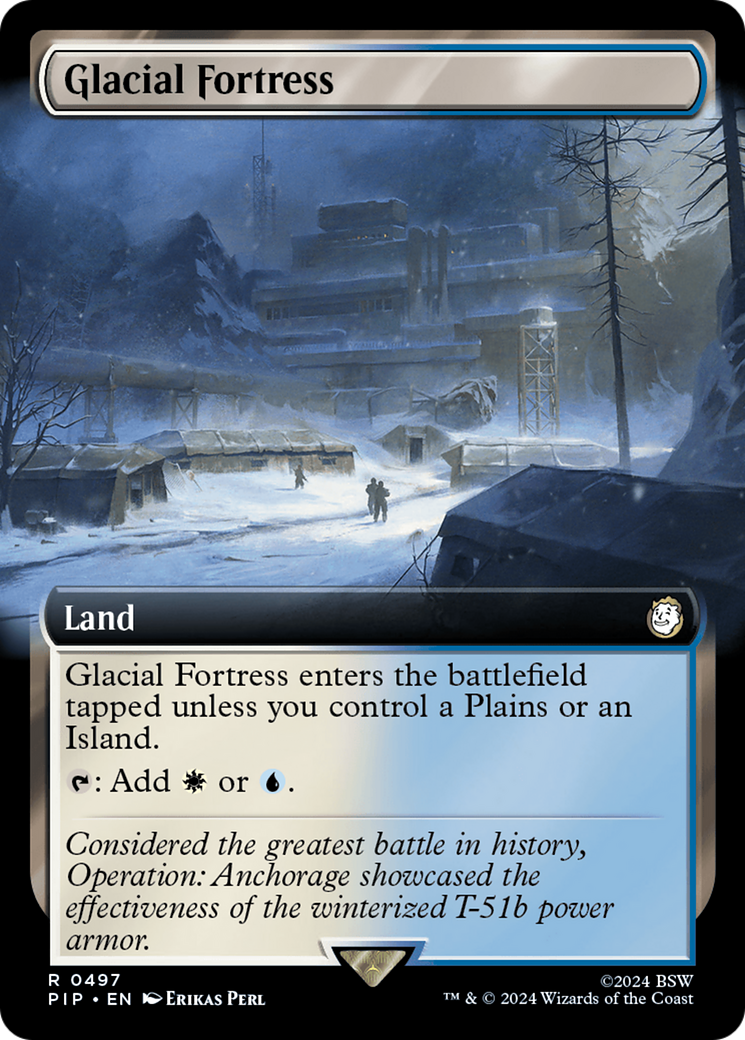 Glacial Fortress (Extended Art) [Fallout] | Devastation Store