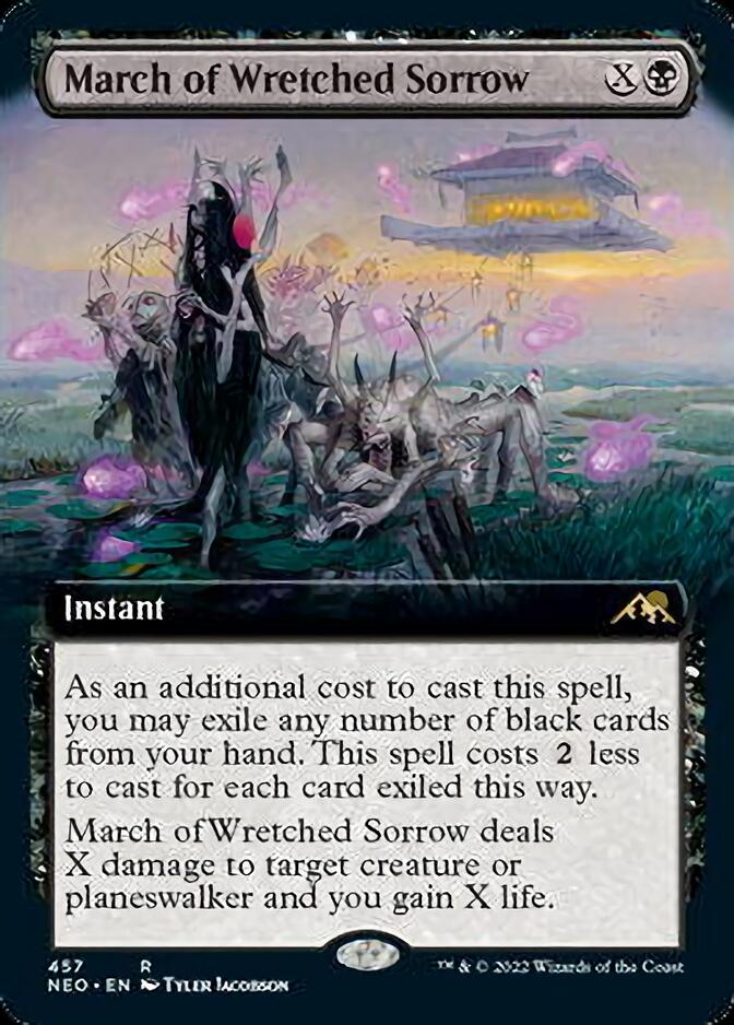 March of Wretched Sorrow (Extended) [Kamigawa: Neon Dynasty] | Devastation Store