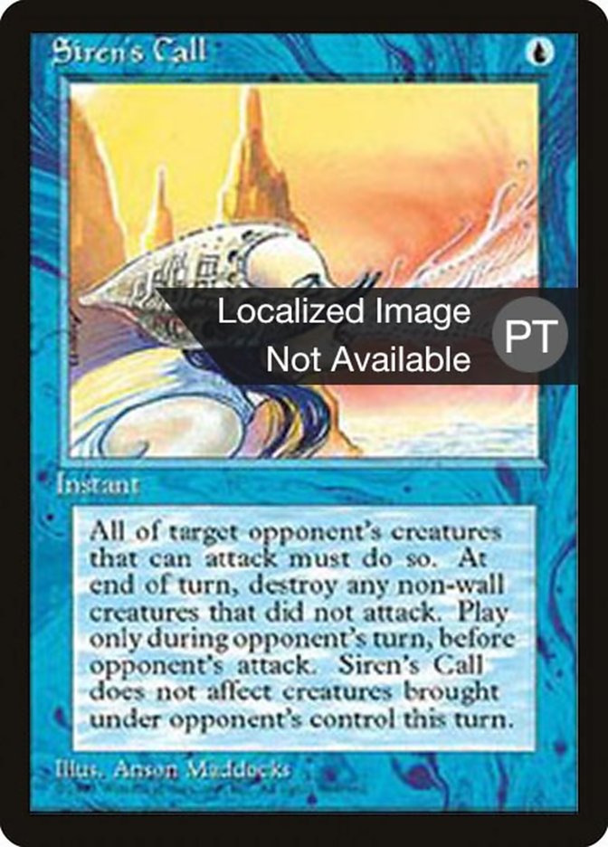 Siren's Call [Fourth Edition (Foreign Black Border)] | Devastation Store