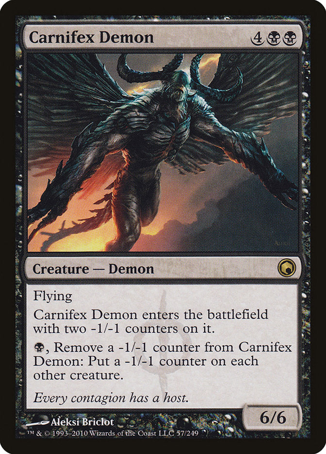 Carnifex Demon [Scars of Mirrodin] | Devastation Store