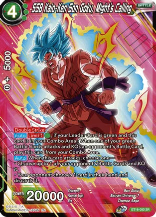 SSB Kaio-Ken Son Goku, Might's Calling [BT16-050] | Devastation Store