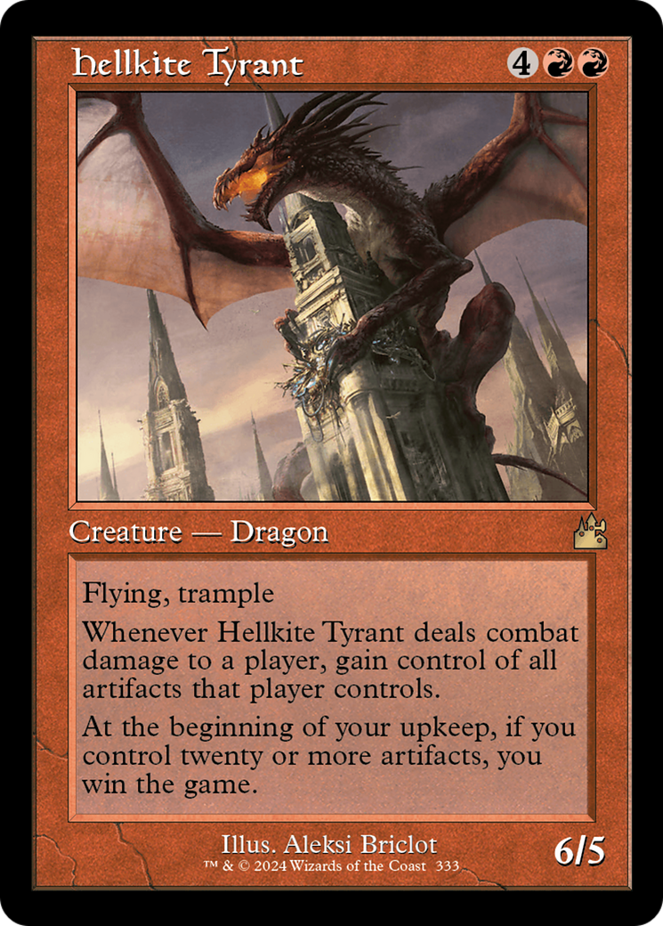 Hellkite Tyrant (Retro Frame) [Ravnica Remastered] | Devastation Store