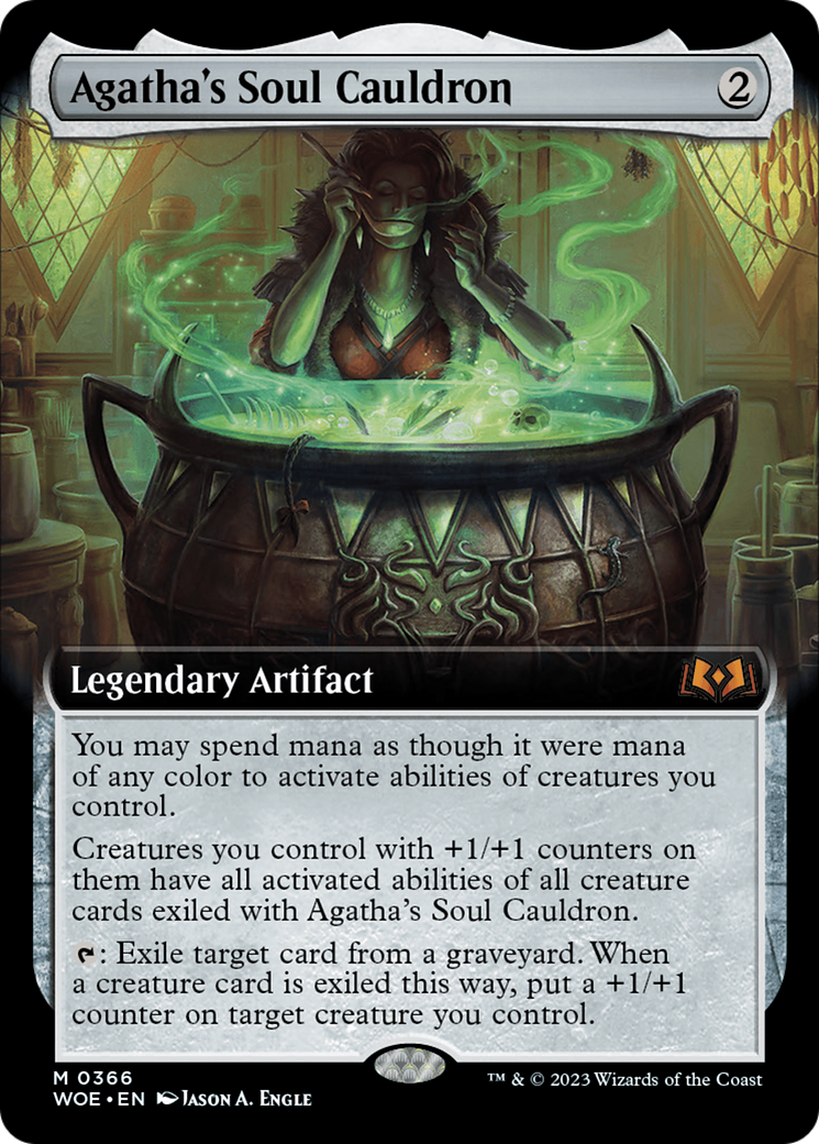 Agatha's Soul Cauldron (Extended Art) [Wilds of Eldraine] | Devastation Store