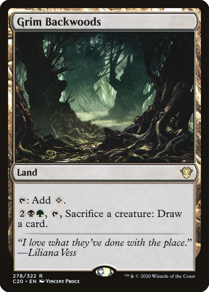 Grim Backwoods [Commander 2020] | Devastation Store