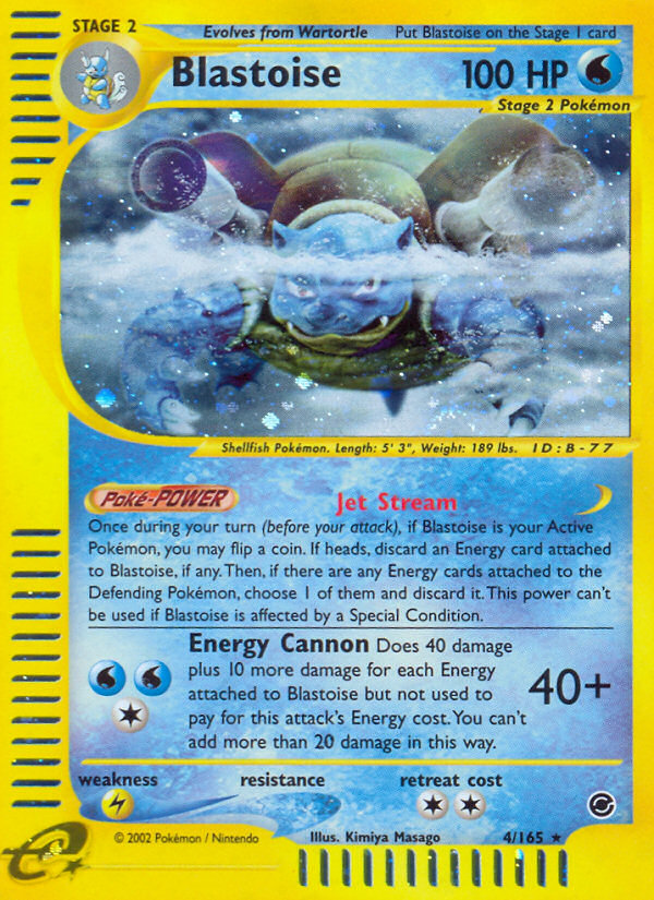 Blastoise (4/165) [Expedition: Base Set] | Devastation Store