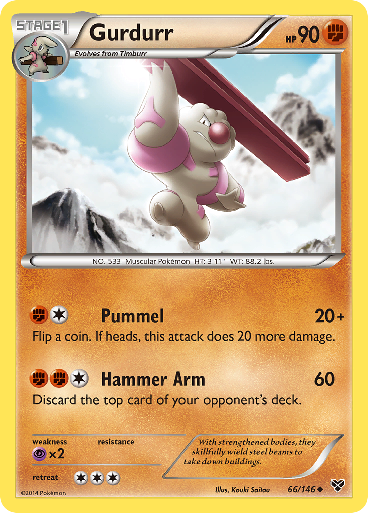 Gurdurr (66/146) [XY: Base Set] | Devastation Store