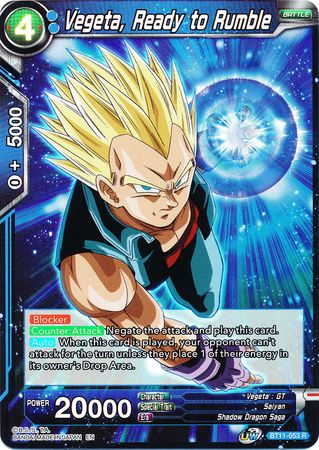 Vegeta, Ready to Rumble [BT11-053] | Devastation Store