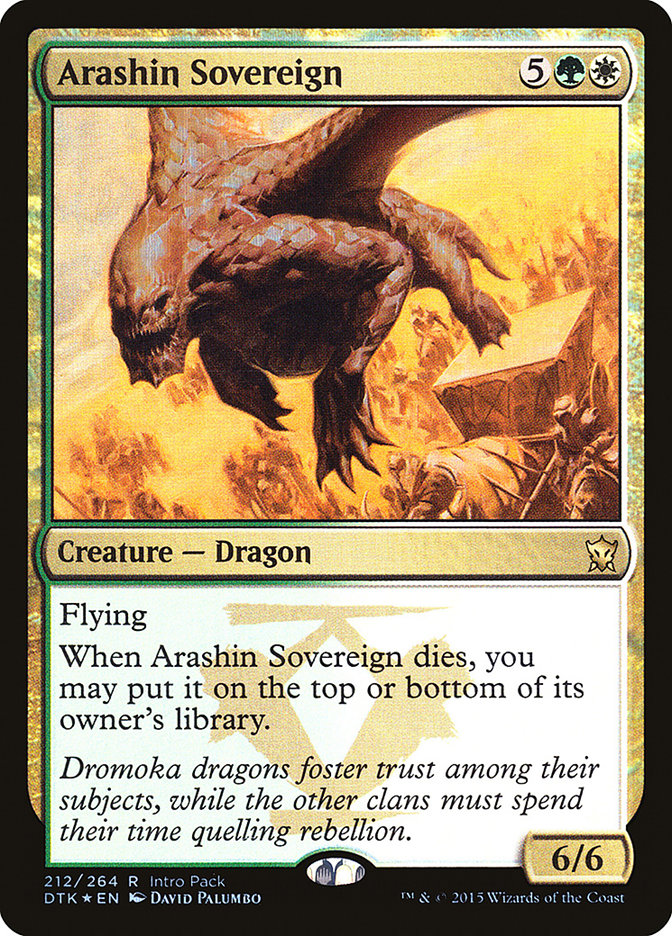 Arashin Sovereign (Intro Pack) [Dragons of Tarkir Promos] | Devastation Store