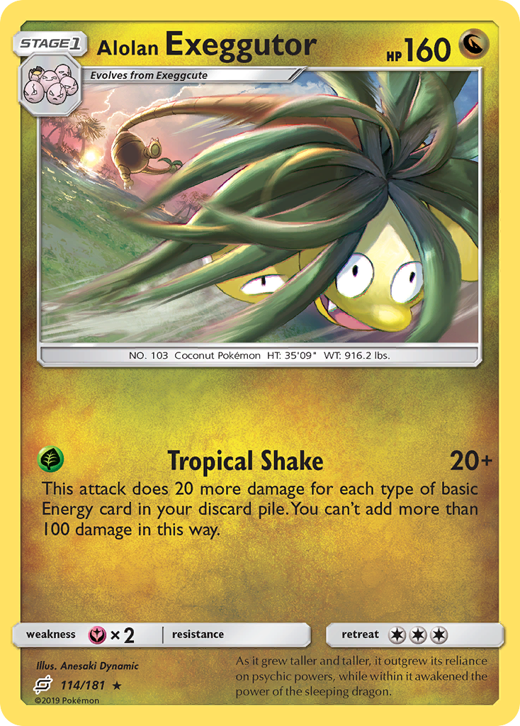 Alolan Exeggutor (114/181) [Sun & Moon: Team Up] | Devastation Store