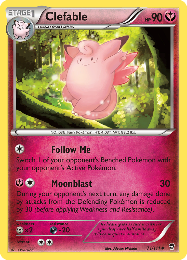 Clefable (71/111) [XY: Furious Fists] | Devastation Store