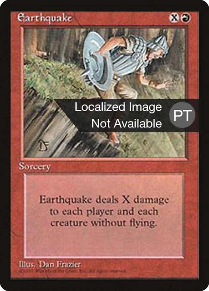 Earthquake [Fourth Edition (Foreign Black Border)] | Devastation Store