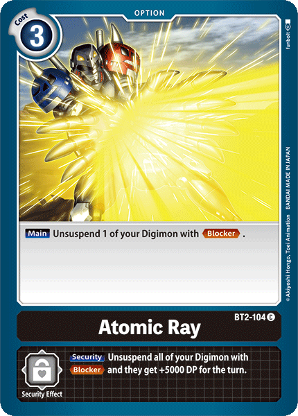 Atomic Ray [BT2-104] [Release Special Booster Ver.1.0] | Devastation Store