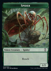 Treefolk // Spider Double-sided Token [Streets of New Capenna Commander Tokens] | Devastation Store