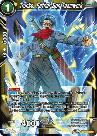 Trunks, Father-Son Teamwork [BT16-083] | Devastation Store