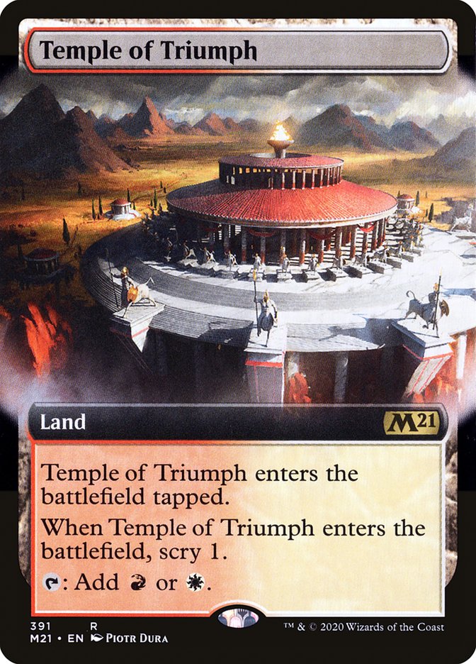 Temple of Triumph (Extended) [Core Set 2021] | Devastation Store