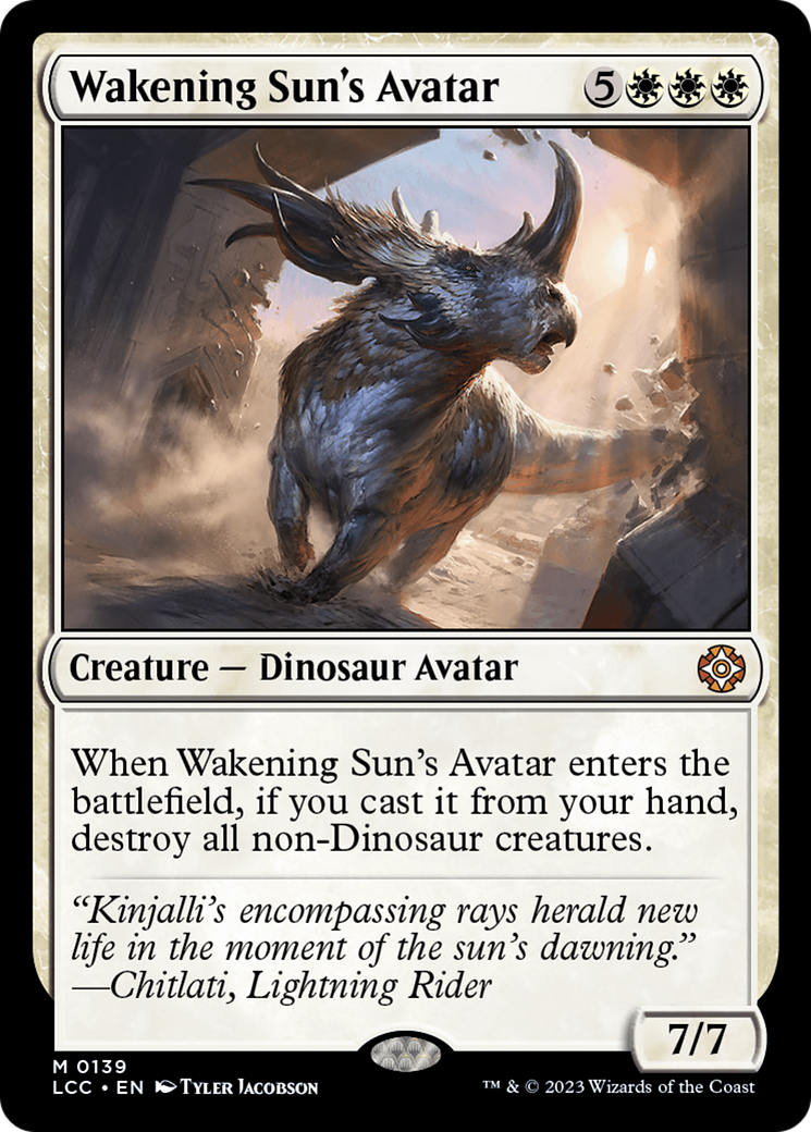 Wakening Sun's Avatar [The Lost Caverns of Ixalan Commander] | Devastation Store