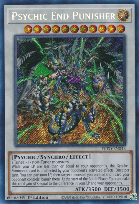 Psychic End Punisher [DIFO-EN043] Secret Rare | Devastation Store