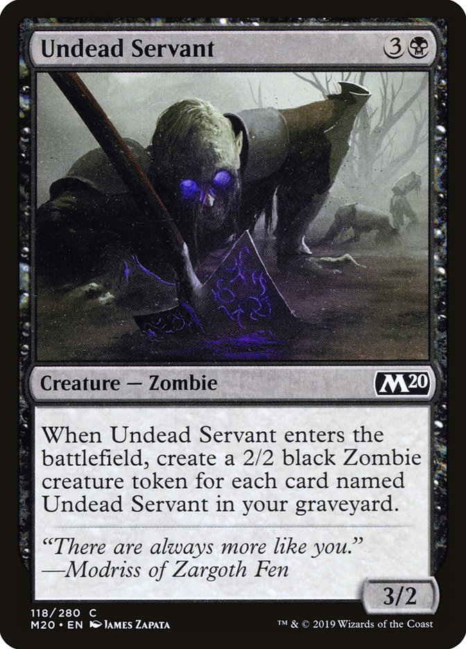 Undead Servant [Core Set 2020] | Devastation Store