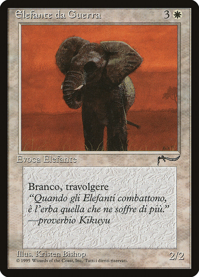 War Elephant (Italian) - "Elefante da Guerra" [Rinascimento] | Devastation Store