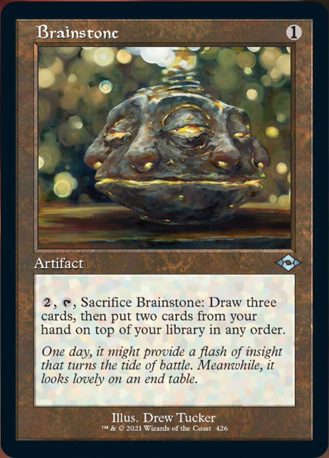 Brainstone (Retro Foil Etched) [Modern Horizons 2] | Devastation Store