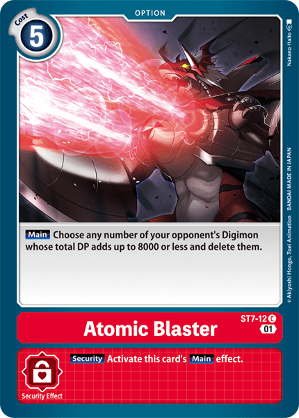 Atomic Blaster [ST7-12] [Starter Deck: Gallantmon] | Devastation Store