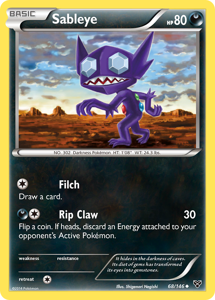 Sableye (68/146) [XY: Base Set] | Devastation Store