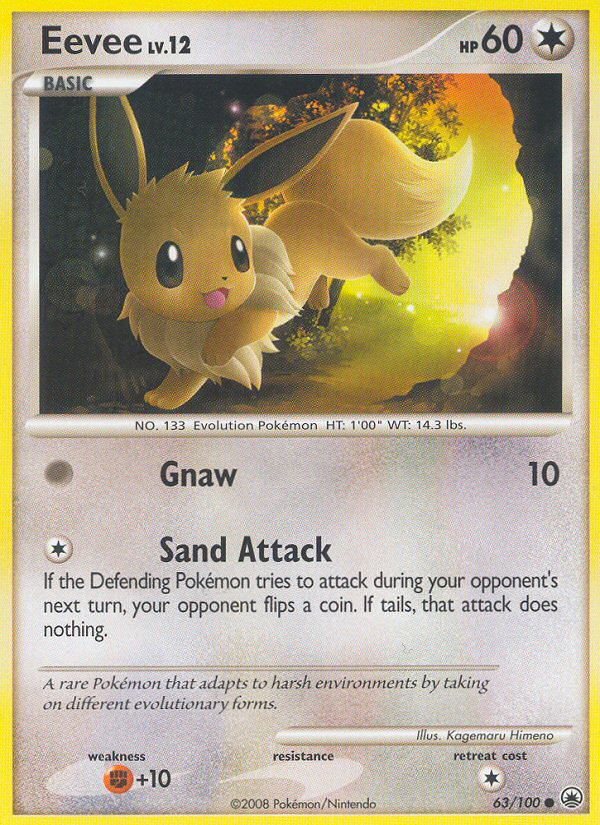 Eevee (63/100) [Diamond & Pearl: Majestic Dawn] | Devastation Store