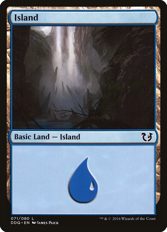 Island (71) [Duel Decks: Blessed vs. Cursed] | Devastation Store