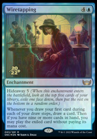 Wiretapping [Streets of New Capenna Prerelease Promos] | Devastation Store