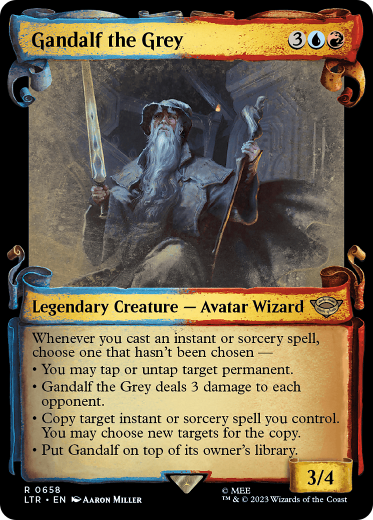 Gandalf the Grey [The Lord of the Rings: Tales of Middle-Earth Showcase Scrolls] | Devastation Store