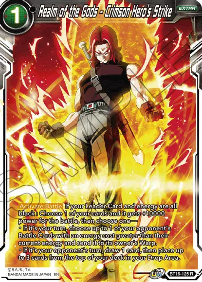 Realm of the Gods - Crimson Hero's Strike [BT16-125] | Devastation Store