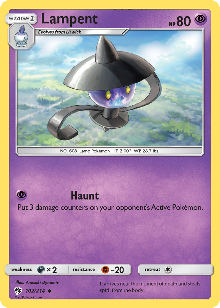 Lampent (102/214) [Sun & Moon: Lost Thunder] | Devastation Store