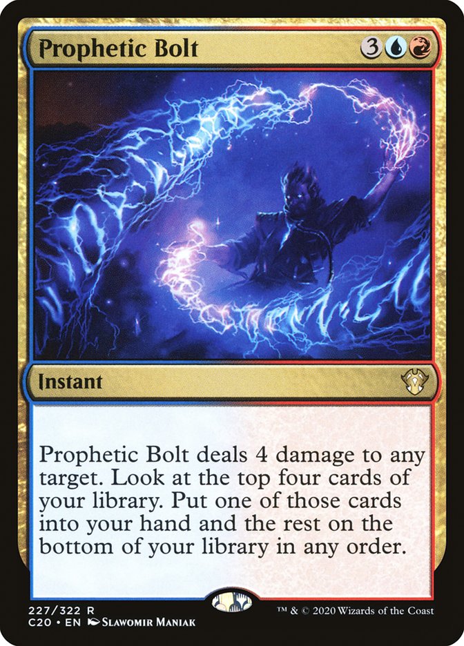 Prophetic Bolt [Commander 2020] | Devastation Store