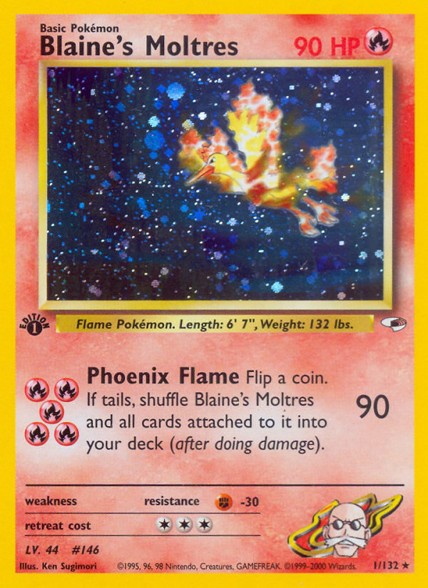 Blaine's Moltres (1/132) [Gym Heroes 1st Edition] | Devastation Store