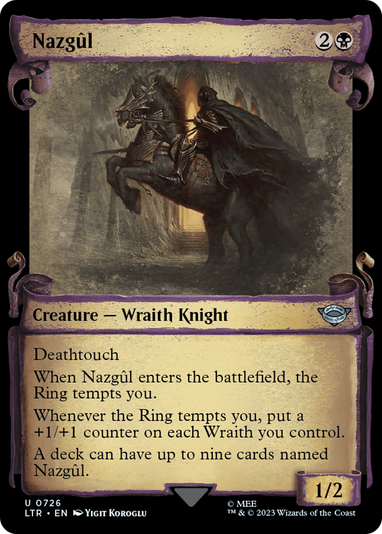 Nazgul (0726) [The Lord of the Rings: Tales of Middle-Earth Showcase Scrolls] | Devastation Store