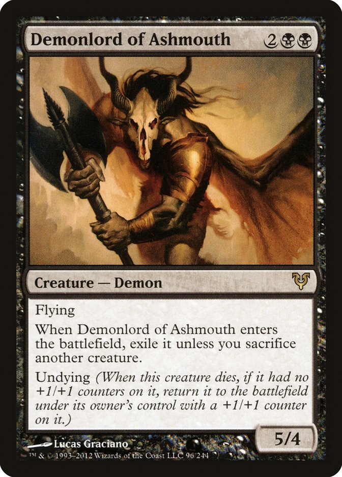 Demonlord of Ashmouth [Avacyn Restored] - Devastation Store | Devastation Store