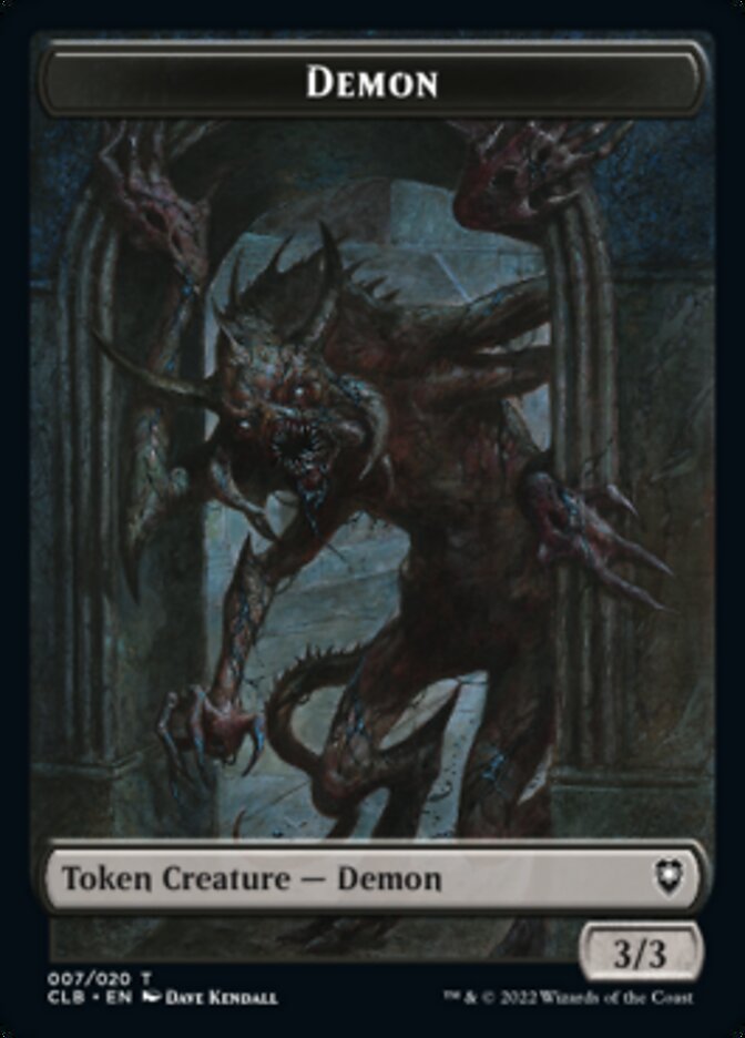 Demon Token [Commander Legends: Battle for Baldur's Gate Tokens] | Devastation Store