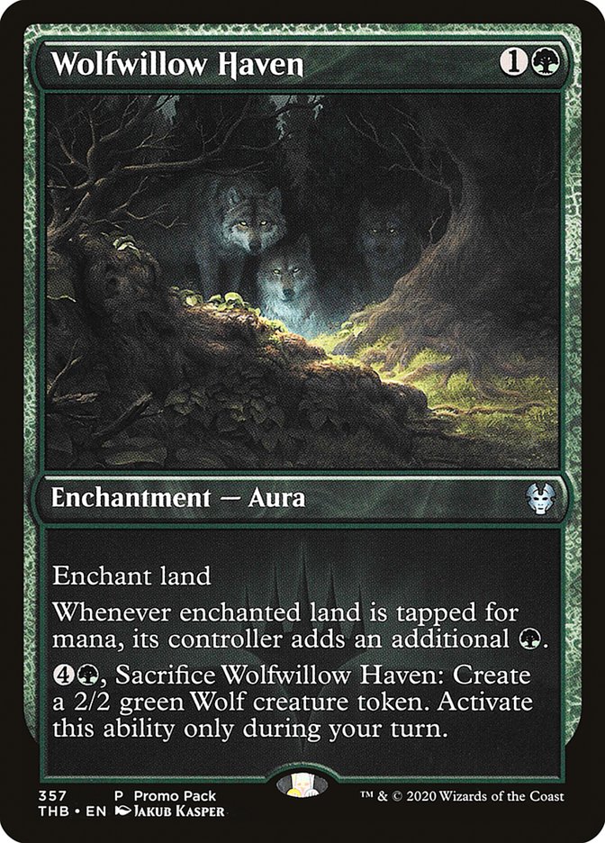 Wolfwillow Haven (Promo Pack) [Theros Beyond Death Promos] | Devastation Store