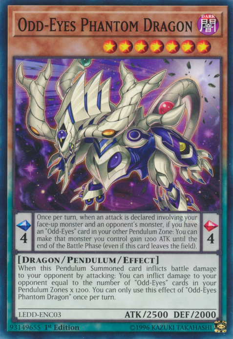 Odd-Eyes Phantom Dragon [LEDD-ENC03] Common | Devastation Store
