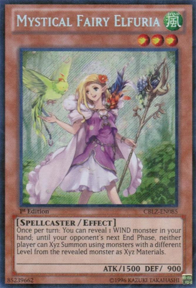 Mystical Fairy Elfuria [CBLZ-EN085] Secret Rare | Devastation Store