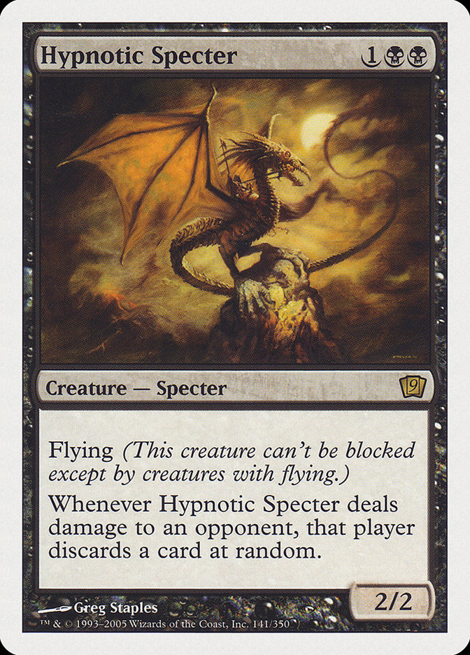 Hypnotic Specter (9th Edition) (Oversized) [Oversize Cards] | Devastation Store