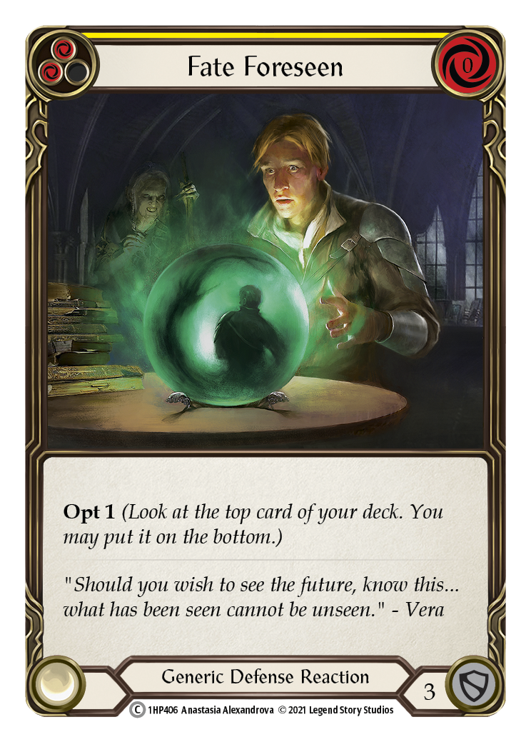 Fate Foreseen (Yellow) [1HP406] | Devastation Store