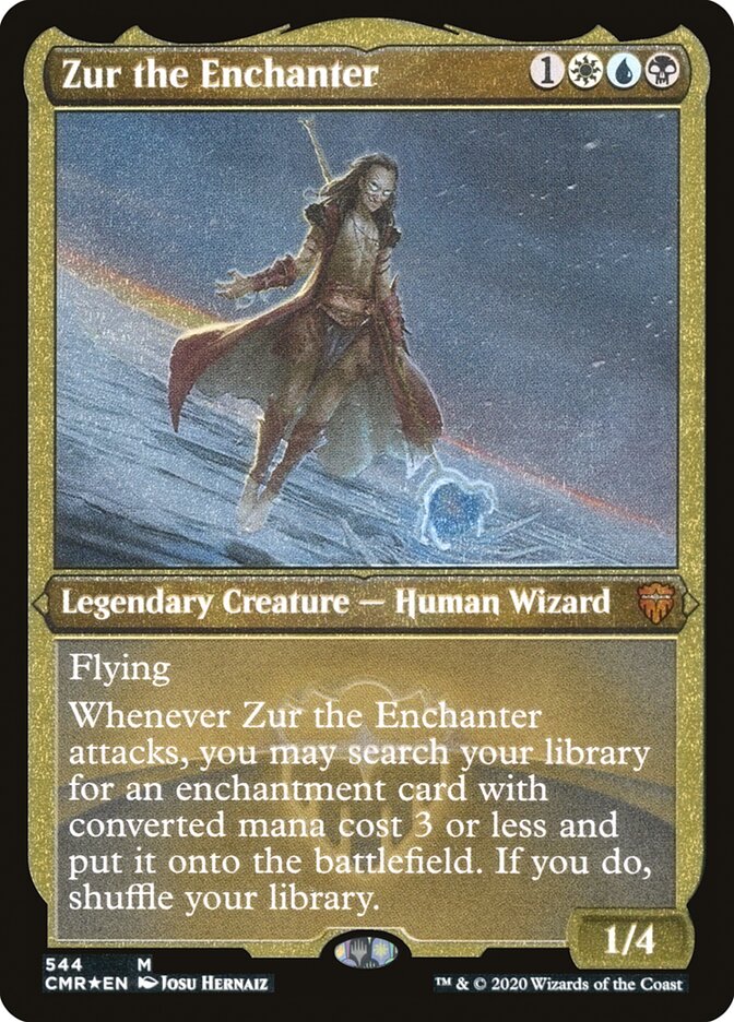 Zur the Enchanter (Etched) [Commander Legends] | Devastation Store