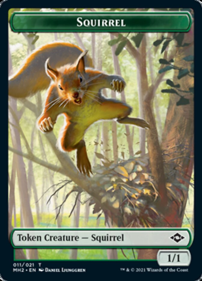 Squirrel Token [Modern Horizons 2 Tokens] | Devastation Store