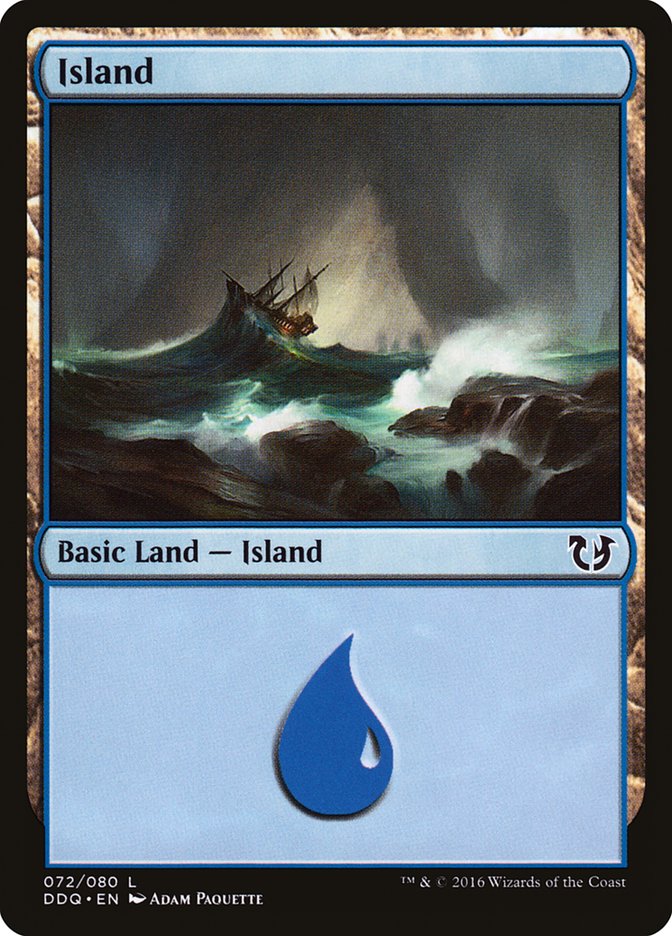 Island (72) [Duel Decks: Blessed vs. Cursed] - Devastation Store | Devastation Store