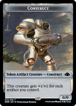 Zombie // Construct Double-Sided Token [Dominaria Remastered Tokens] | Devastation Store