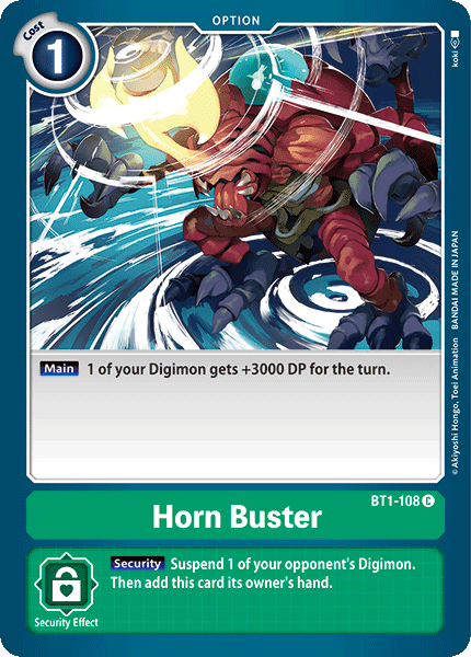 Horn Buster [BT1-108] [Release Special Booster Ver.1.0] | Devastation Store