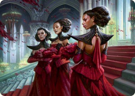 Olivia's Attendants Art Card [Innistrad: Crimson Vow Art Series] | Devastation Store
