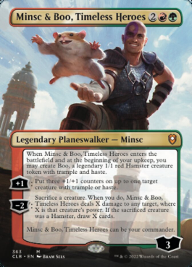 Minsc & Boo, Timeless Heroes (Borderless) [Commander Legends: Battle for Baldur's Gate] | Devastation Store